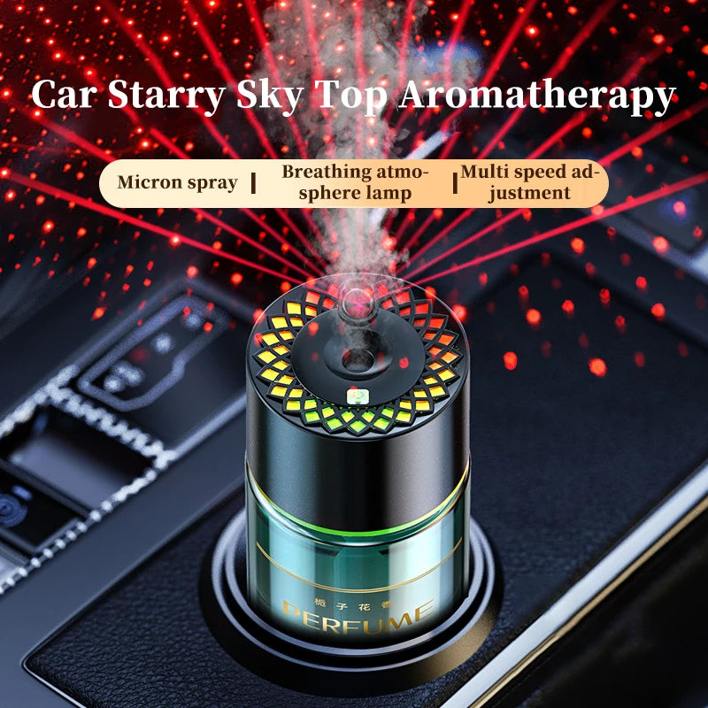 Car Aromatherapy Machine & Star Lamp | Pro Humidifier & Deodorizer