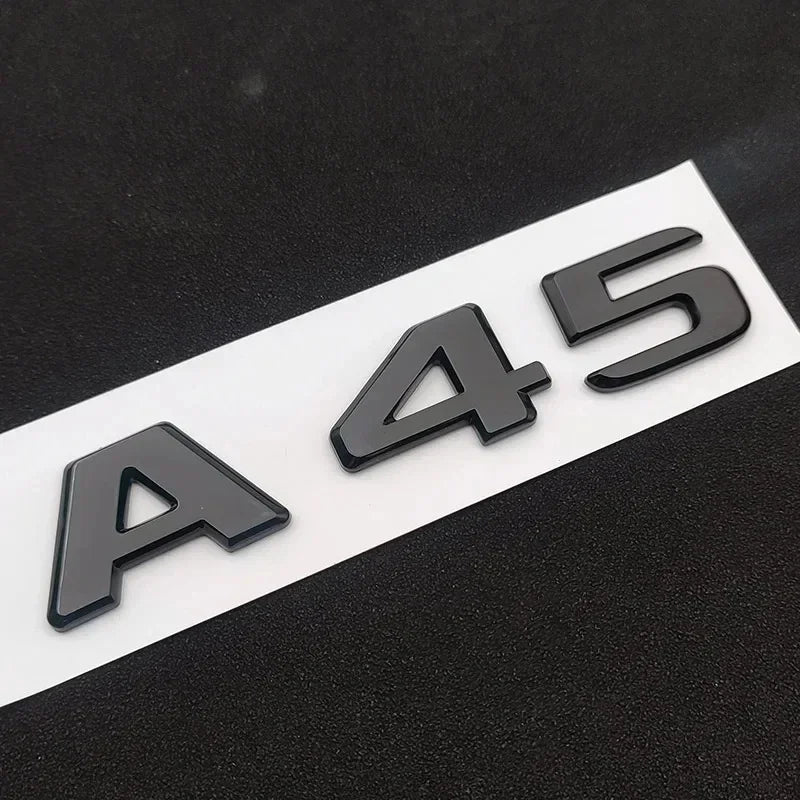 ABS Chrome Trunk Emblem for Mercedes A35 A45 AMG W177/W176