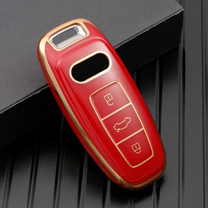 Audi TPU Key Fob Cover Case for Q8 RSQ8 A6 A7 RS6 RS7 S6