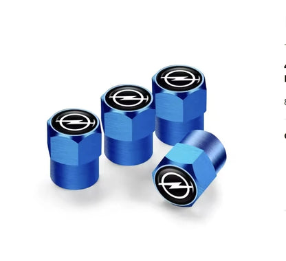 4pcs Opel Emblem Valve Caps Set