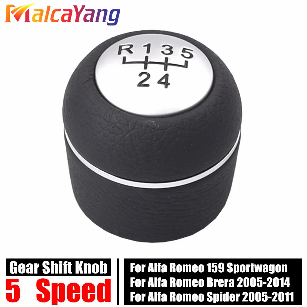 Durable Gear Shift Knob for Alfa Romeo 159/Brera/Spider 5 Speed – Car Accessories | MotorWorld Marketplace
