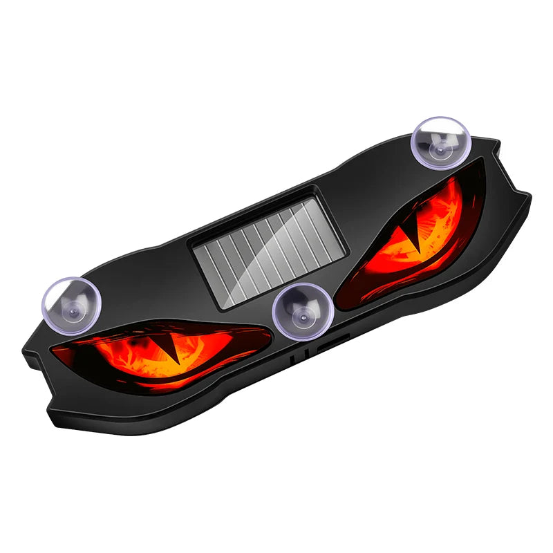 Solar Car Neon Devil Eye Lights, USB Rechargeable, Pro-Grade Red – Car Accessories | MotorWorld Marketplace