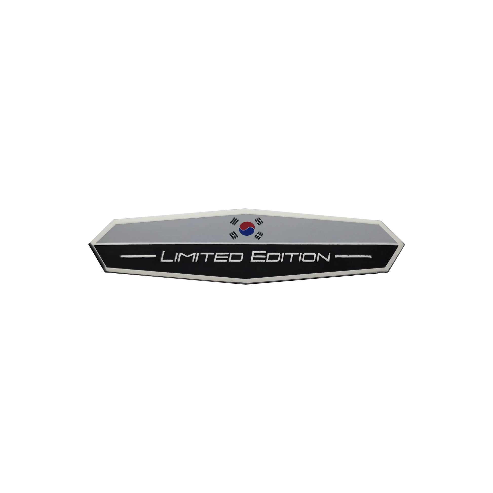 Korean Limited Edition Aluminum Car Trunk Emblem Decal B – Car Accessories | MotorWorld Marketplace