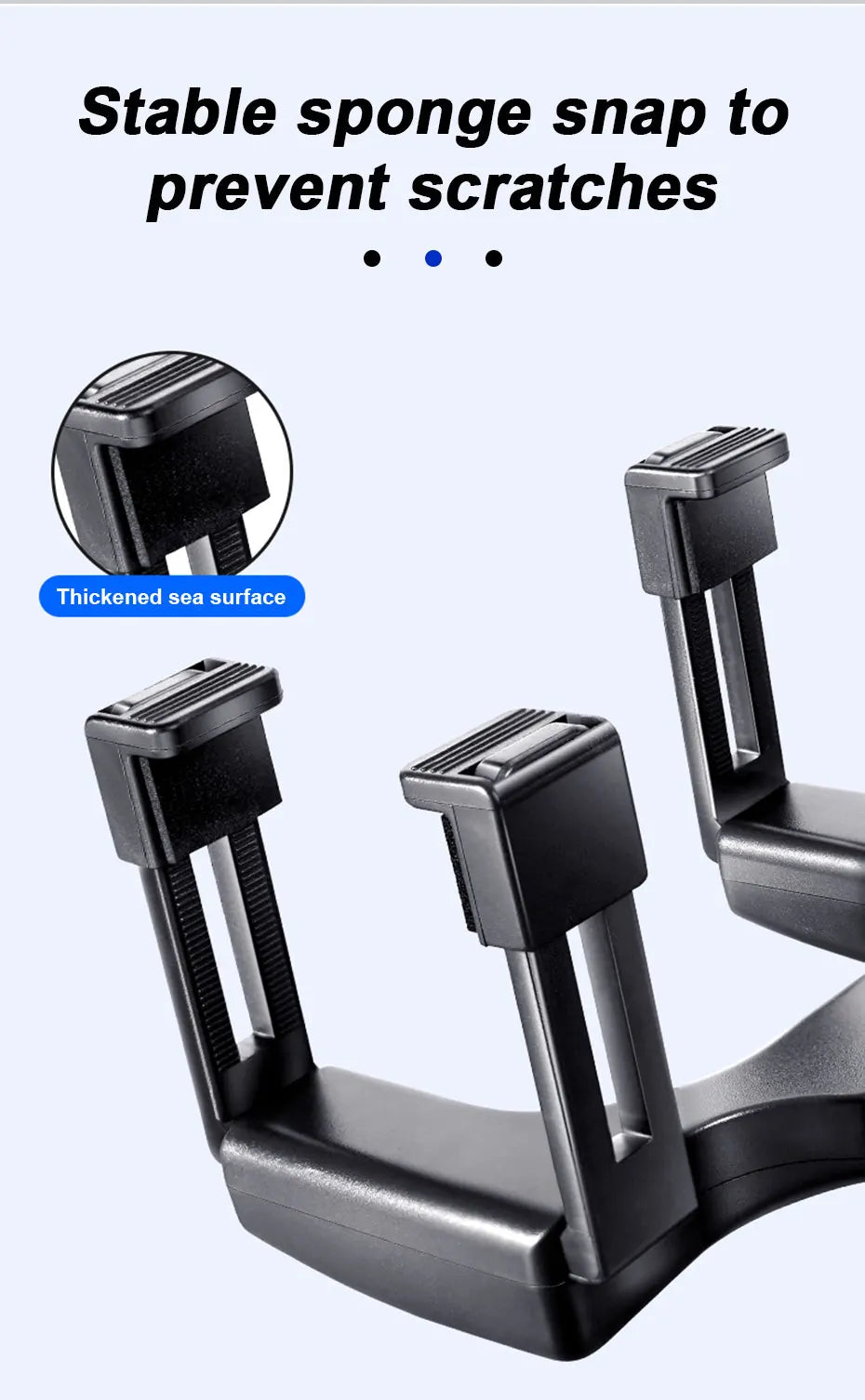 Support de téléphone pour rétroviseur SEAMETAL — Montage stable à 360°