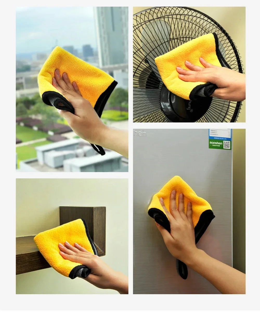Serviette de lavage de voiture en microfibre de qualité supérieure 30 x 30/60 cm