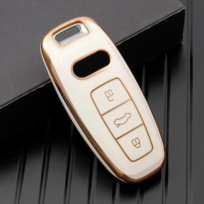Audi TPU Key Fob Cover Case for Q8 RSQ8 A6 A7 RS6 RS7 S6