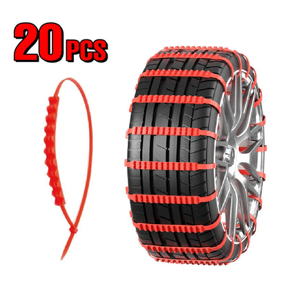 AIVC Anti-Skid Snow Chains | Pro Grade Winter Traction 20pcs – Car Accessories | MotorWorld Marketplace