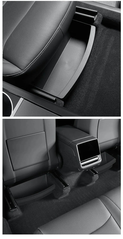Tesla Model Y Juniper 2025 Under Seat Storage Organizer Box