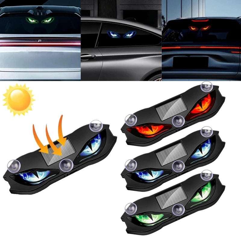 Solar Car Neon Devil Eye Lights, USB Rechargeable, Pro-Grade – Car Accessories | MotorWorld Marketplace