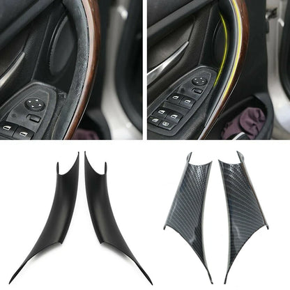 Paire de couvre-poignées de porte noirs pour BMW Série 3 et 4 F30 et F35 (2012-2018)