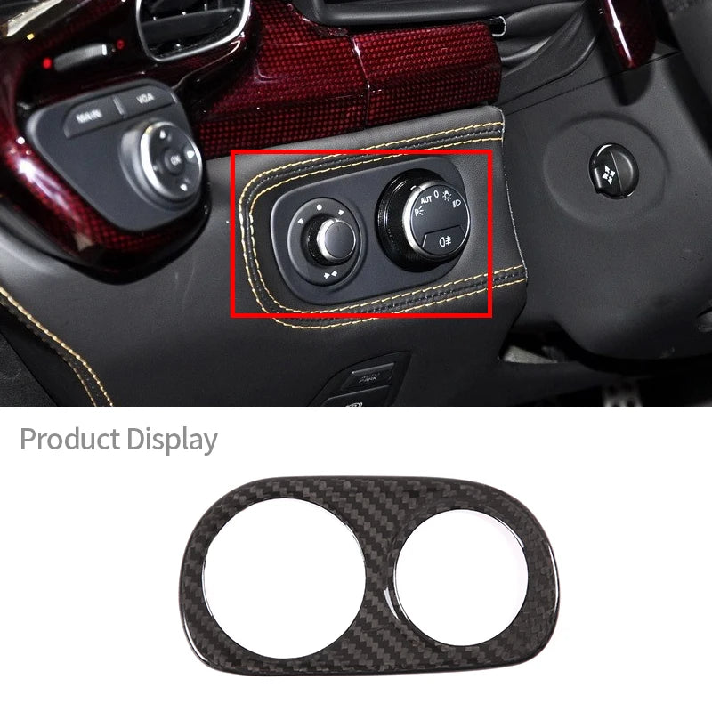 Ferrari 458 2011-16 Carbon Fiber Headlight Switch Trim Black Carbon Fiber – Car Accessories | MotorWorld Marketplace