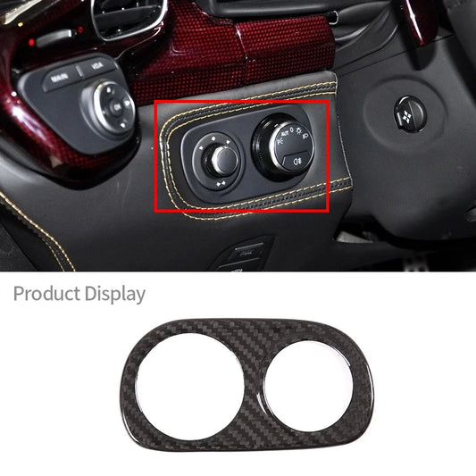 Ferrari 458 2011-16 Carbon Fiber Headlight Switch Trim Black Carbon Fiber – Car Accessories | MotorWorld Marketplace