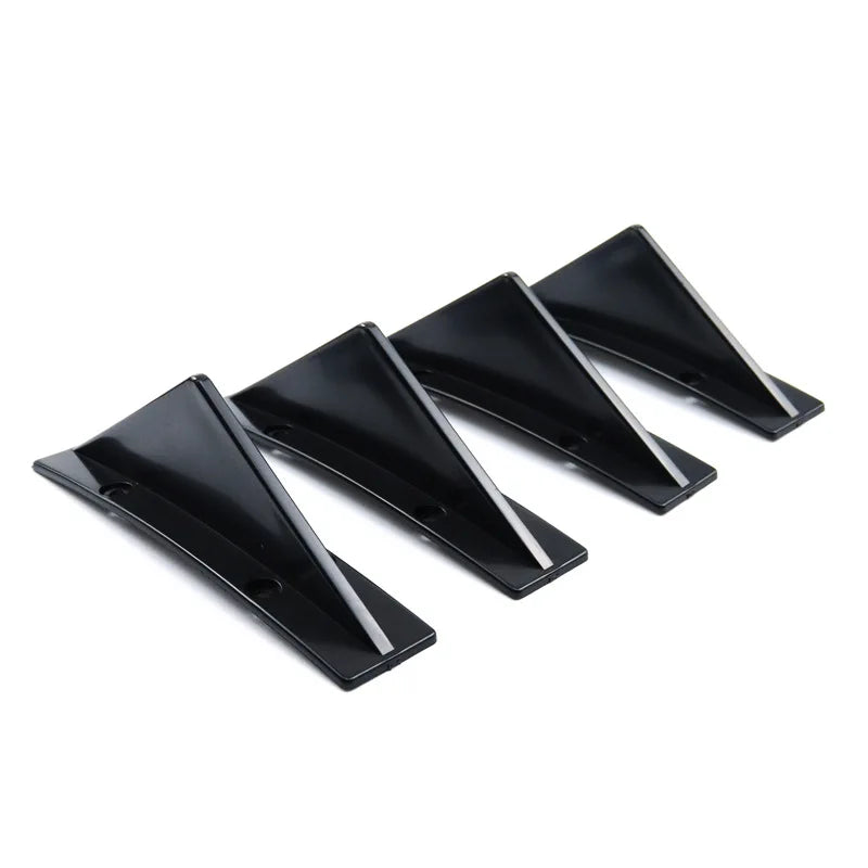 Universal ABS Rear Bumper Diffuser Spoiler | Anti-Collision Bend Black – Car Accessories | MotorWorld Marketplace