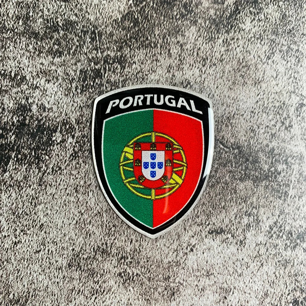 3D Reflective National Flag Sticker Motorcycle Parts Car Decal Korea France Russia Spain Brazil Chile ukraine British Italy USA PORTUGAL – Car Accessories | MotorWorld Marketplace