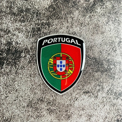 3D Reflective National Flag Sticker Motorcycle Parts Car Decal Korea France Russia Spain Brazil Chile ukraine British Italy USA PORTUGAL – Car Accessories | MotorWorld Marketplace