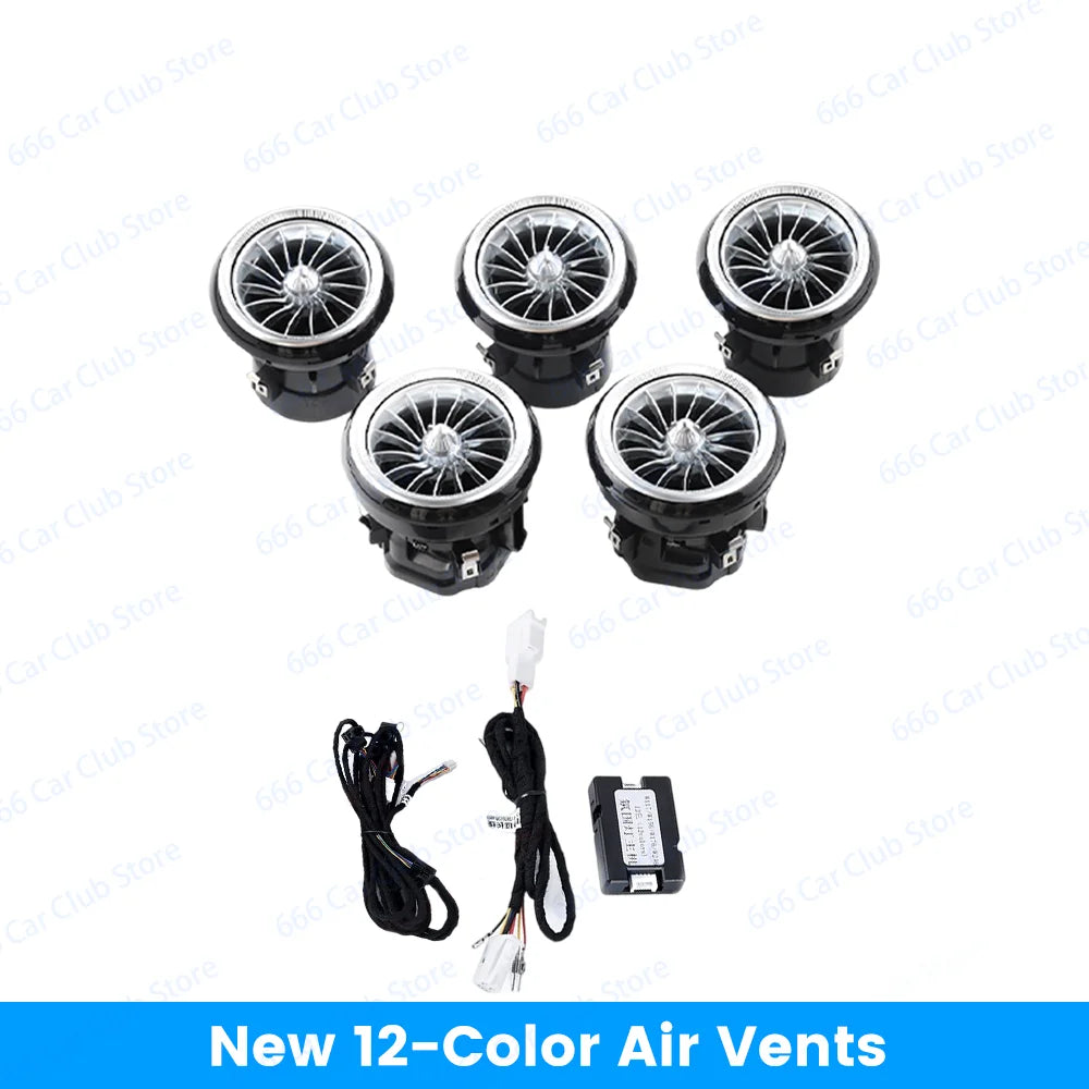 12-Color LED Turbo Vent Lights For Mercedes W117 W176 W156 EQS 12 Color Vent China Mainland – Car Accessories | MotorWorld Marketplace