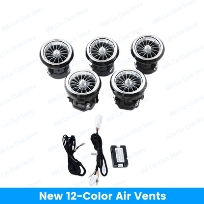 12-Color LED Turbo Vent Lights For Mercedes W117 W176 W156 EQS 12 Color Vent China Mainland – Car Accessories | MotorWorld Marketplace