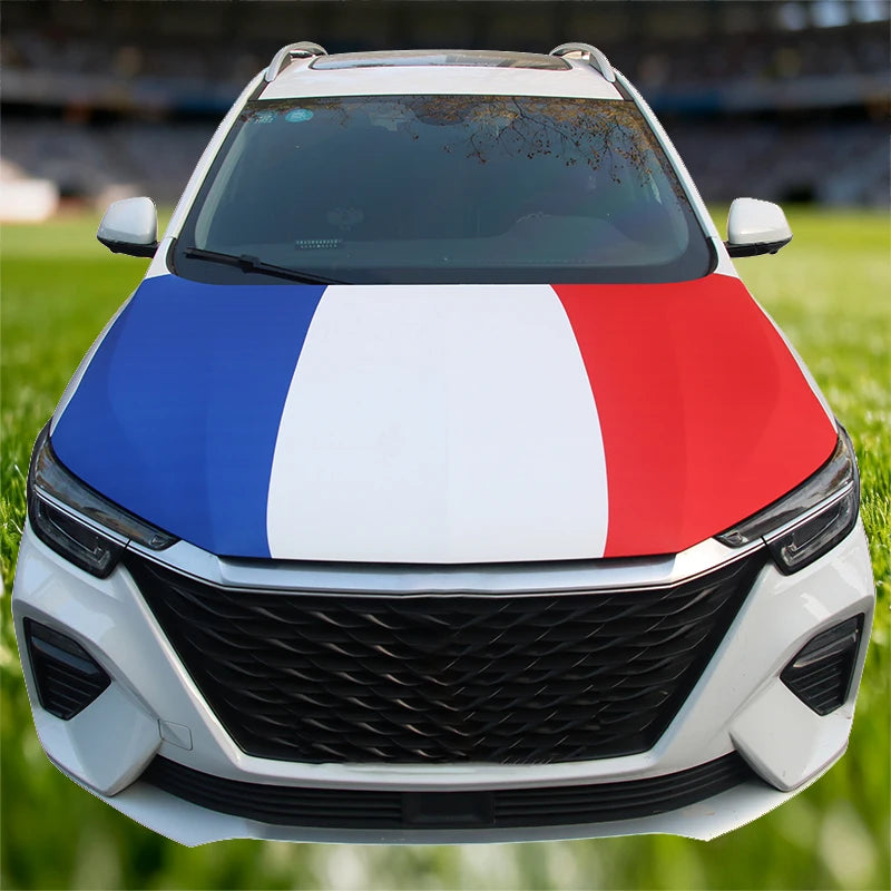 National Flag Car Hood Cover 115x160CM – Custom Engine Wrap