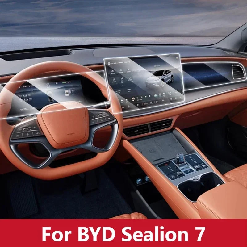 BYD Sealion 7 HD Tempered Screen Protector for Display – Car Accessories | MotorWorld Marketplace