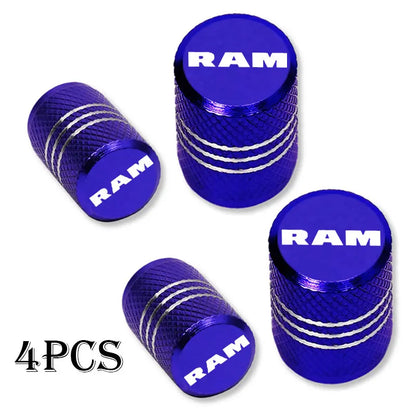 RAM SRT 1500-3500 Valve Stem Caps Set - Waterproof, Pro Quality