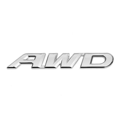 Universal 3D Metal AWD 4WD Emblem Badge for SUV & Off-Road Pros