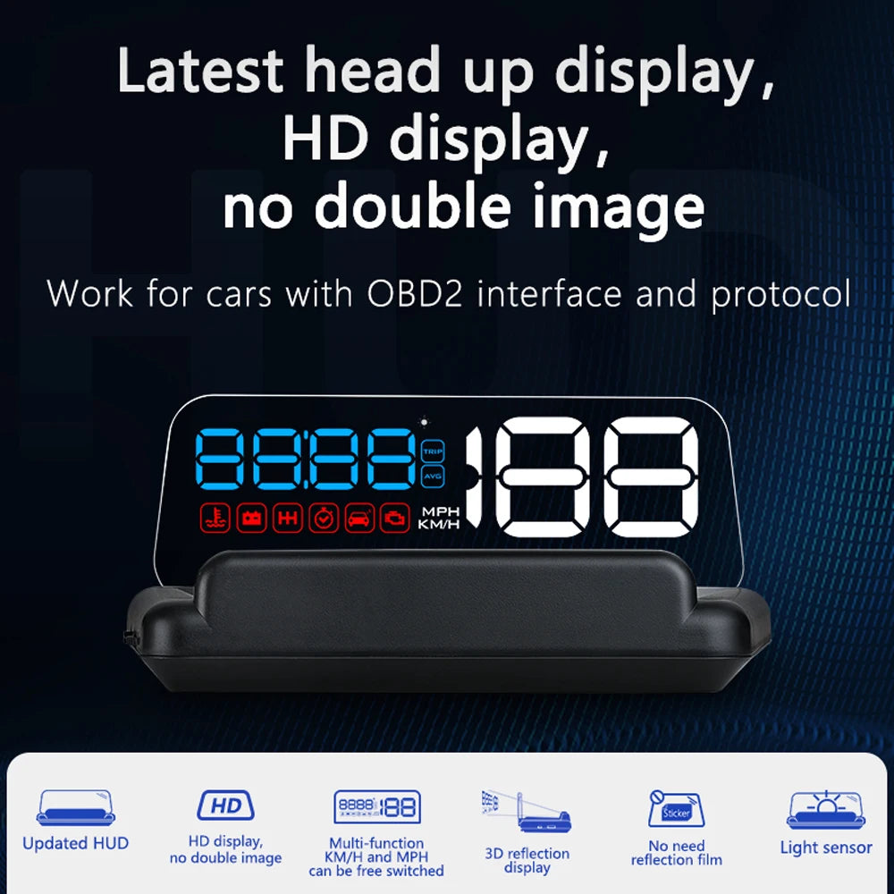 C500 Blue OBD/T900 HUD GPS Turbo Gauge LCD Odometer – Car Accessories | MotorWorld Marketplace