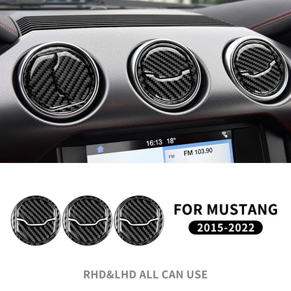 Real Carbon Fiber Interior Trim for Ford Mustang 2015-2023 22 Soft Carbon – Car Accessories | MotorWorld Marketplace
