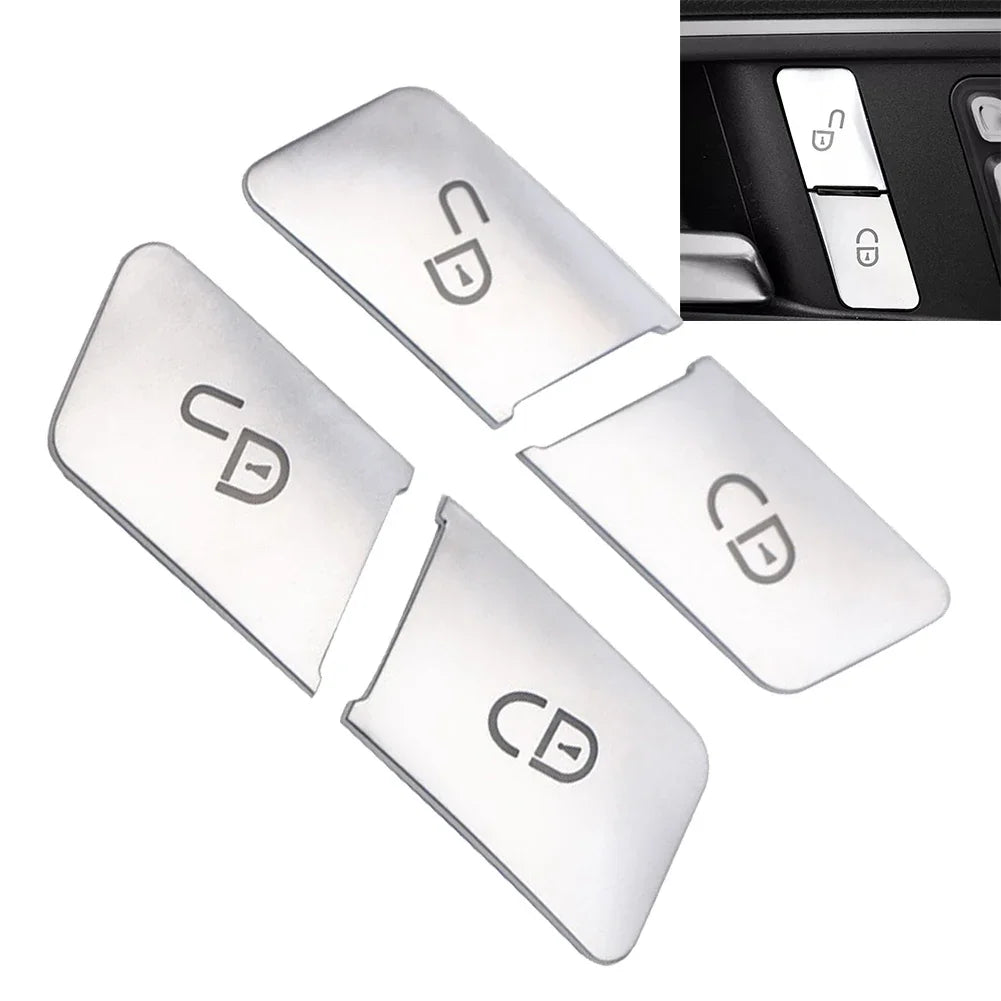 Mercedes W204/W212 Door Lock Switch Cover Set 4-Door