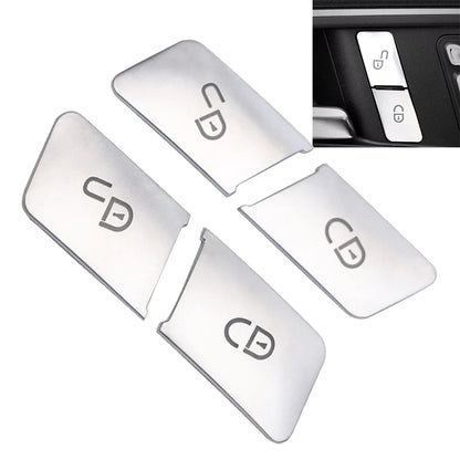 Mercedes W204/W212 Door Lock Switch Cover Set 4-Door