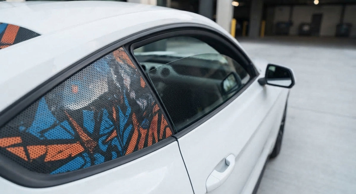 Custom One-Way Vision Car Rear Window Vinyl | Waterproof – Car Accessories | MotorWorld Marketplace