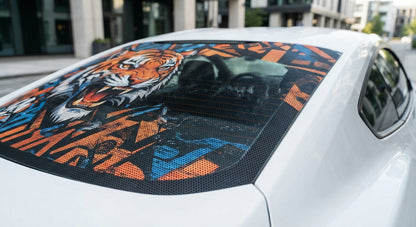 Custom One-Way Vision Car Rear Window Vinyl | Waterproof – Car Accessories | MotorWorld Marketplace
