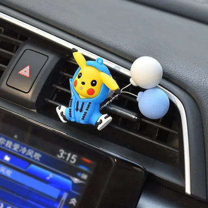 Clip d'aromathérapie pour voiture Pokémon Pikachu