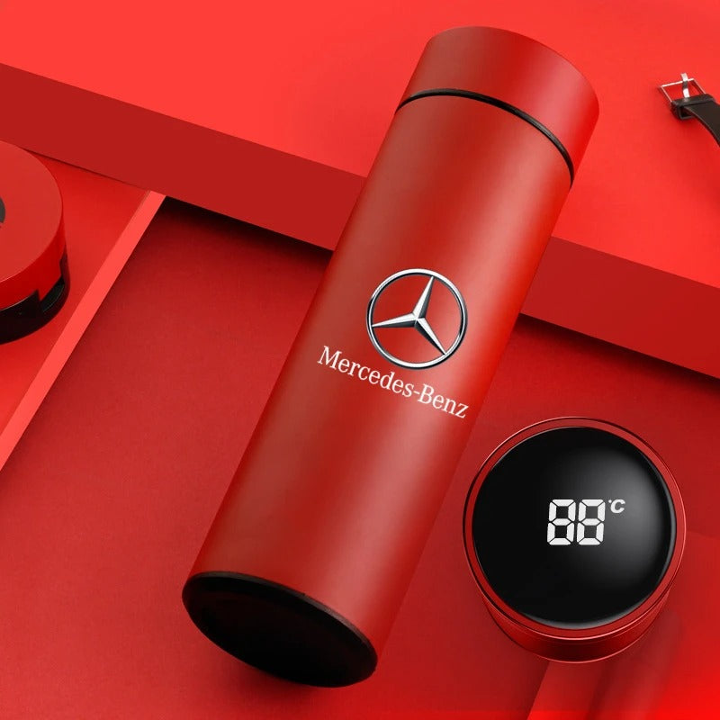 Mercedes-Benz 500ml Smart Stainless Thermos Red – Car Accessories | MotorWorld Marketplace