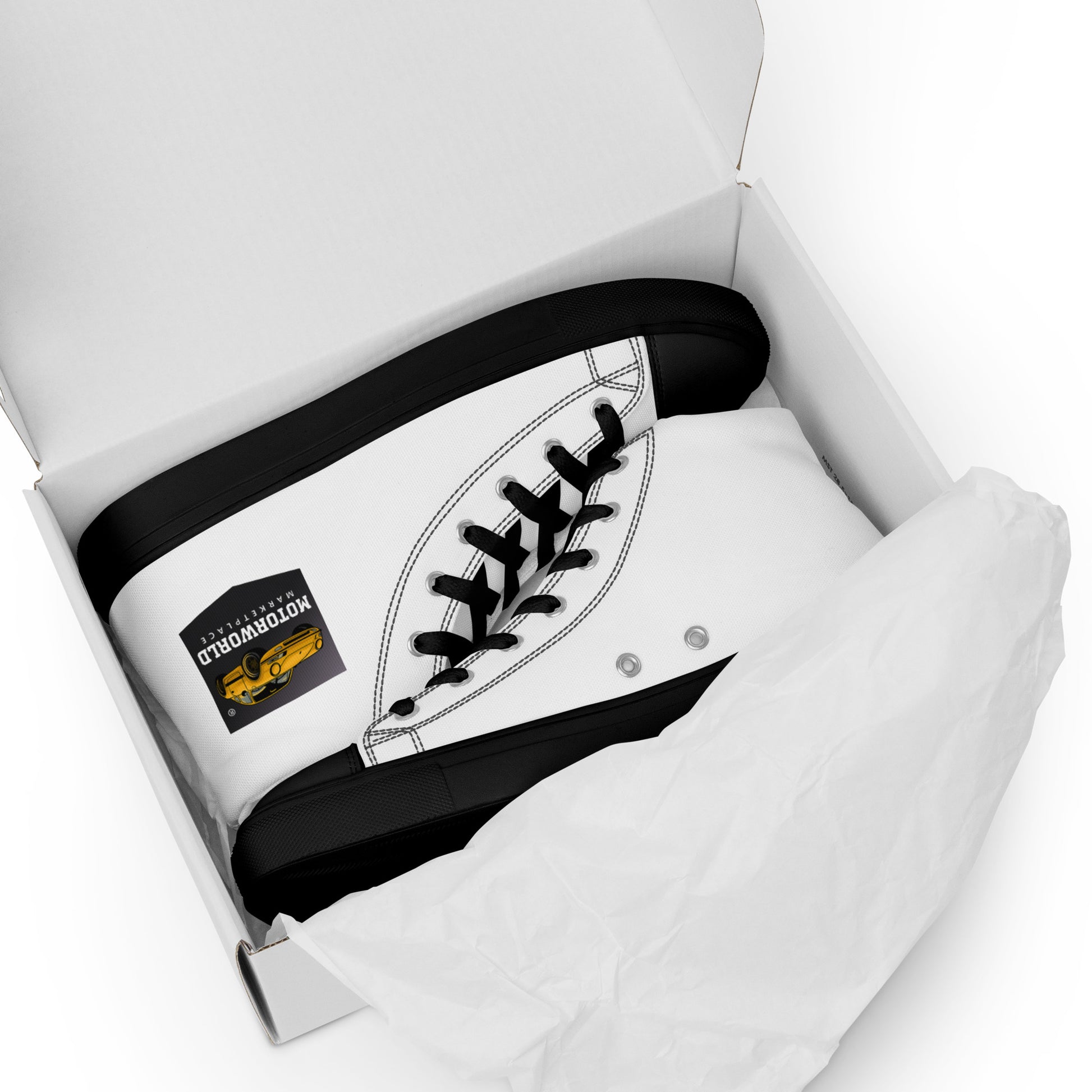 MotorWorld Marketplace High top canvas VIP shoes – Car Accessories | MotorWorld Marketplace