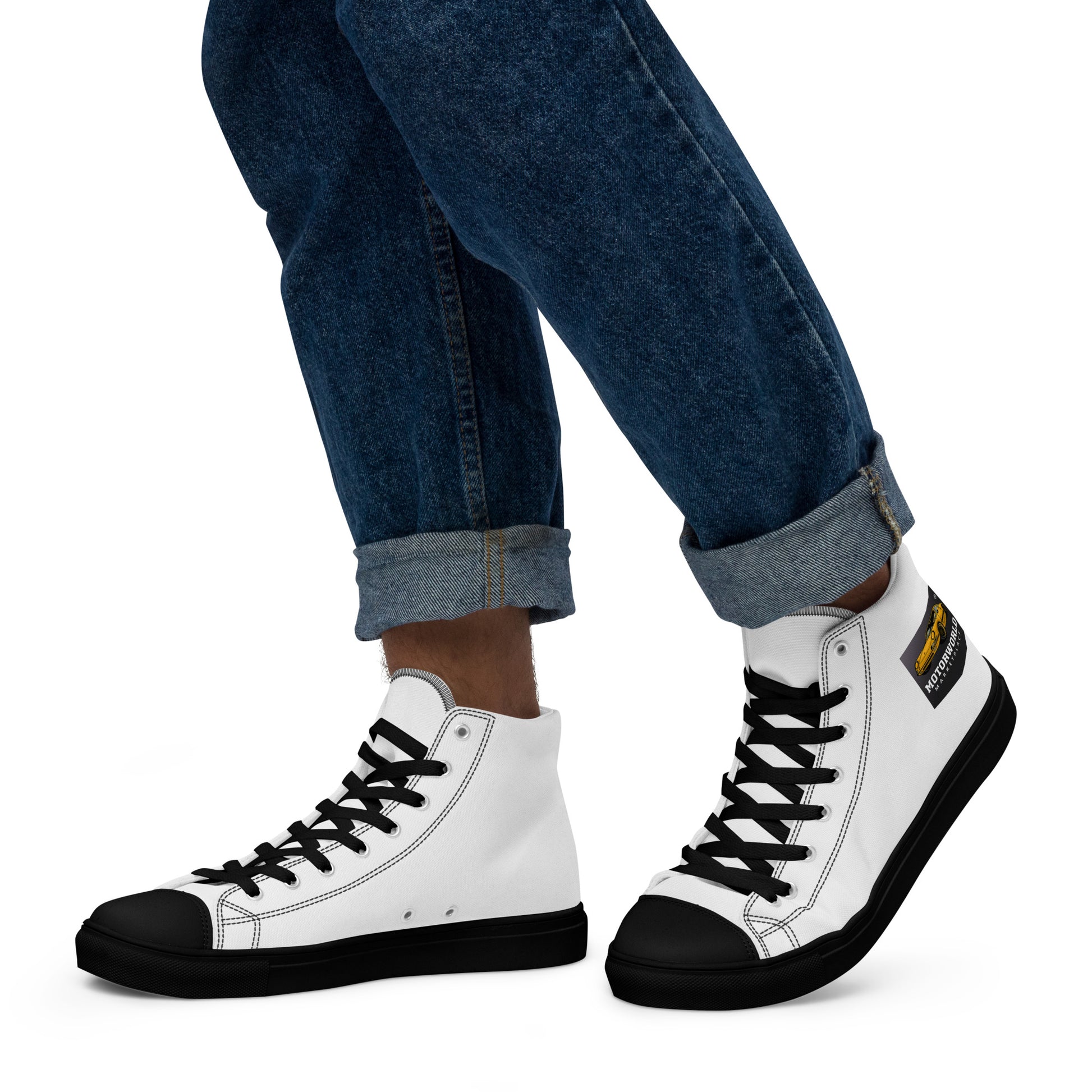 MotorWorld Marketplace High top canvas VIP shoes – Car Accessories | MotorWorld Marketplace
