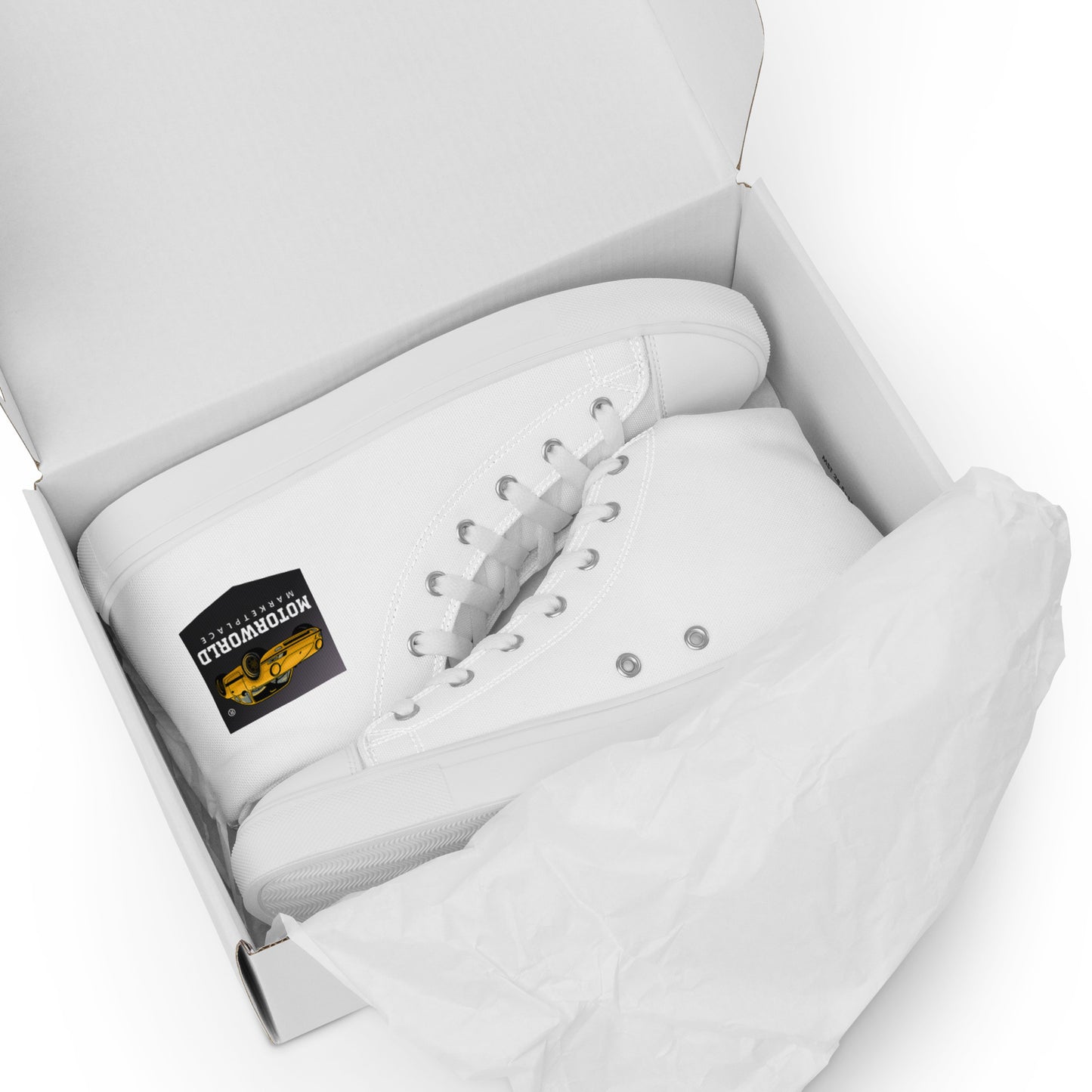 MotorWorld Marketplace High top canvas VIP shoes – Car Accessories | MotorWorld Marketplace