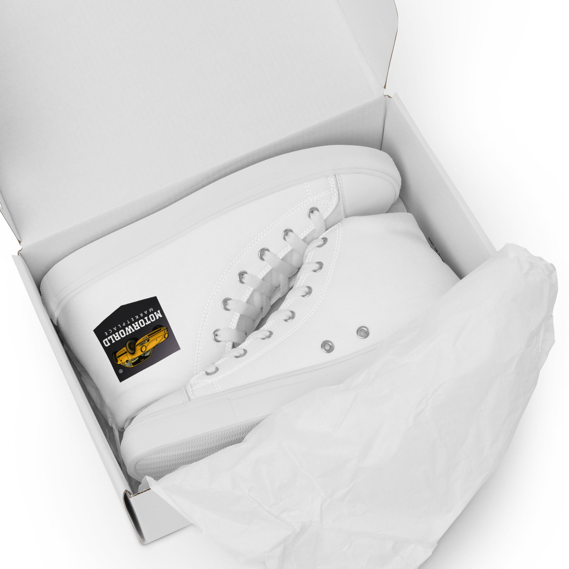 MotorWorld Marketplace High top canvas VIP shoes – Car Accessories | MotorWorld Marketplace