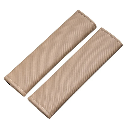 Housses de ceinture de sécurité en cuir PU et fibre de carbone