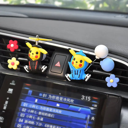 Clip d'aromathérapie pour voiture Pokémon Pikachu